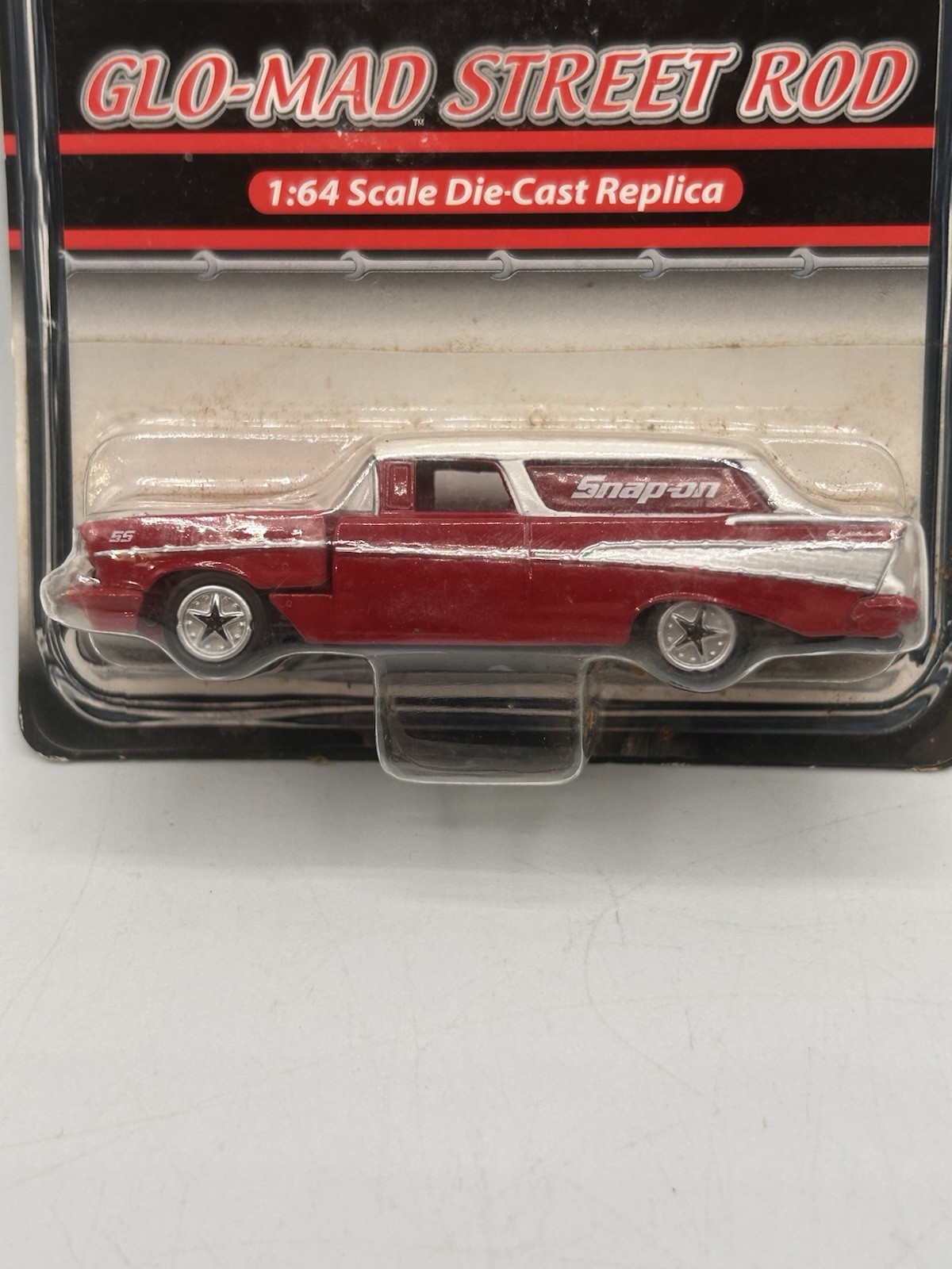Snap-On 1957 Chevy Nomad Station Wagon 1:64 Scale 2008 Glo-Mad Street Rod New