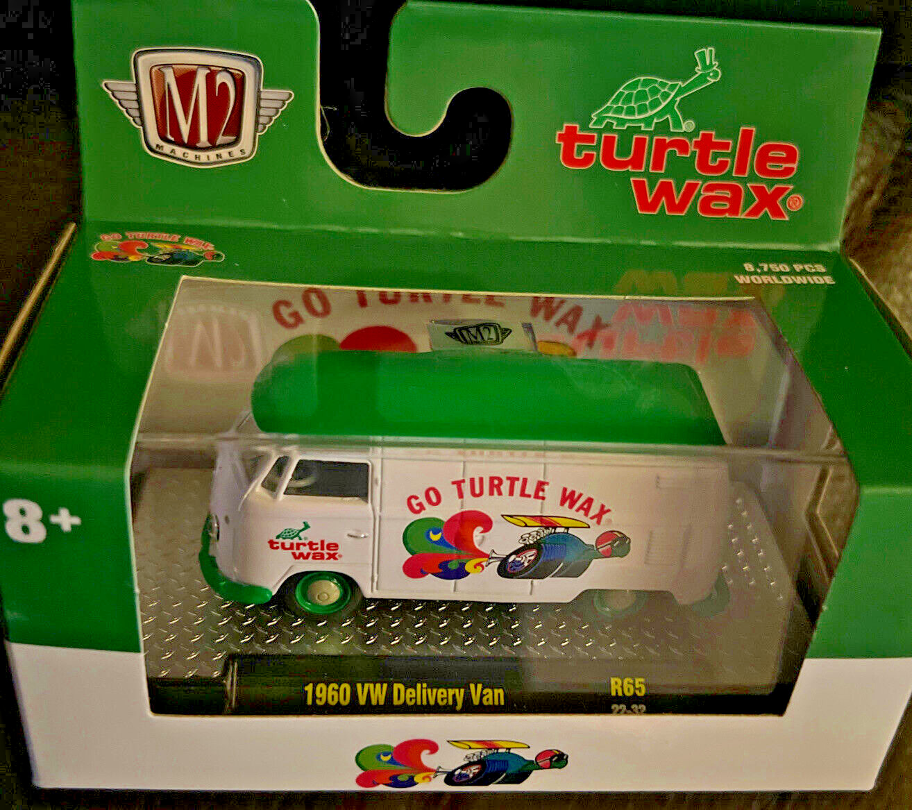 New! M2 MACHINES 2022 AUTO MEETS 1960 VOLKSWAGEN DELIVERY VAN TURTLE WAX