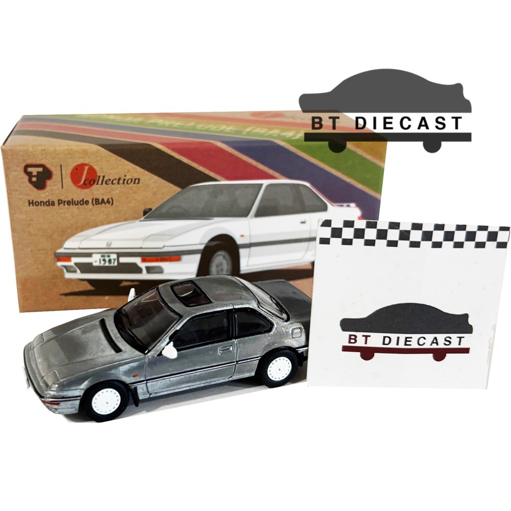 TARMAC WORKS J COLLECTION HONDA PRELUDE (BA4) 1/64 DIECAST JC64-TL009-WH Chase