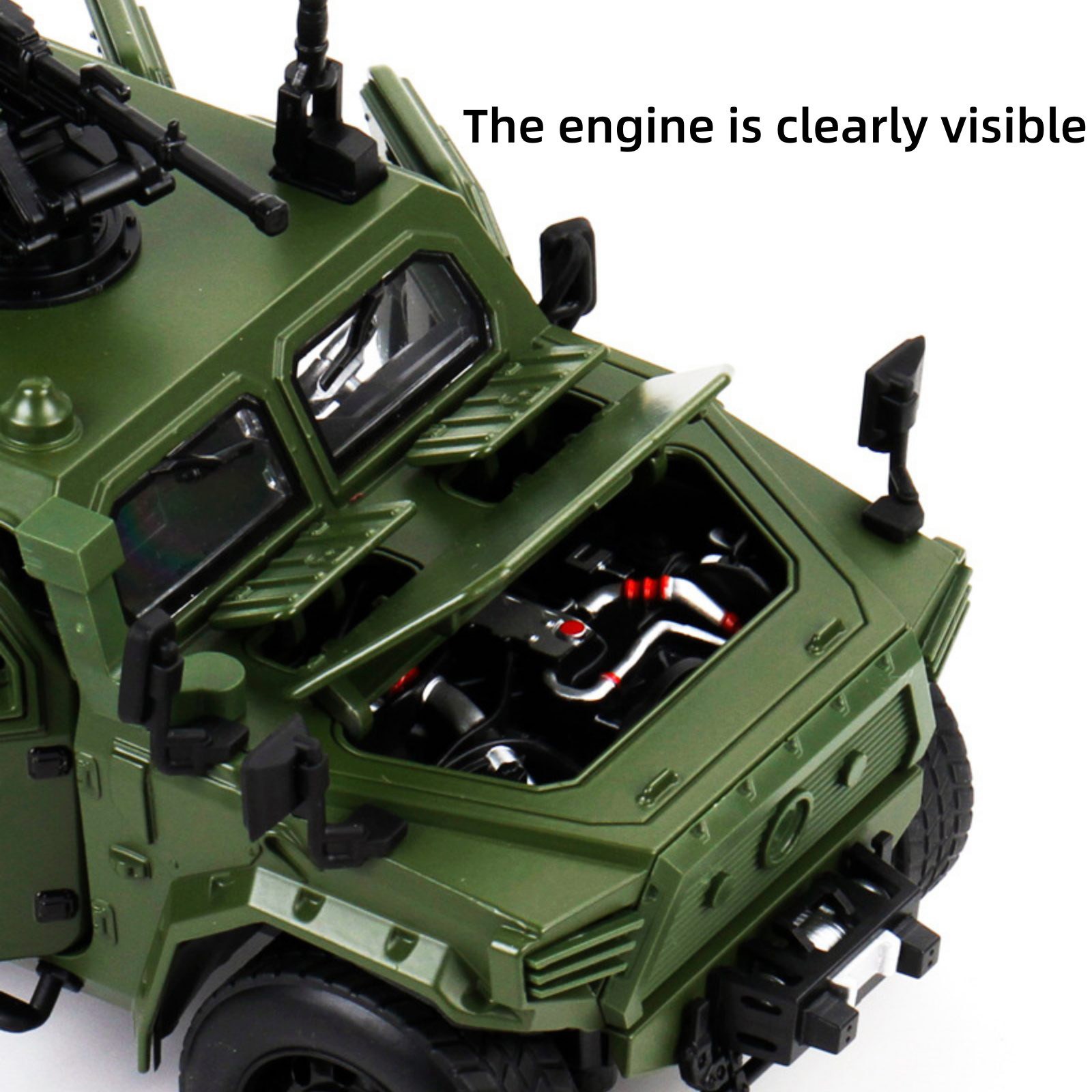 1/18 Scale Alloy For DongFeng Mengshi 3th Generation Off Road Vehicle Model VV