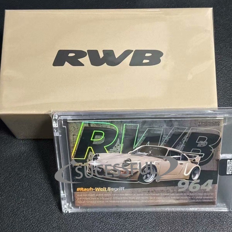 TimeMicro 1/64 Porsche 964 RWB Suzhou GT Show Limited Sealed Chase Model