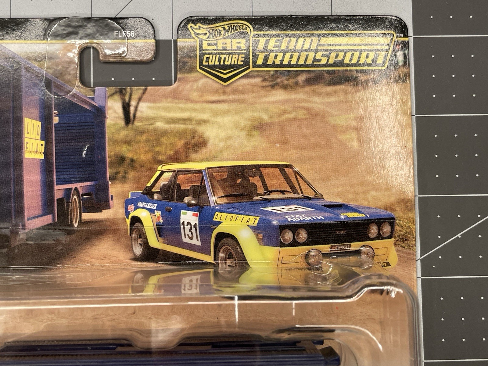 Hot Wheels Team Transport #62 Fiat 131 Abarth and Second Story Lorry