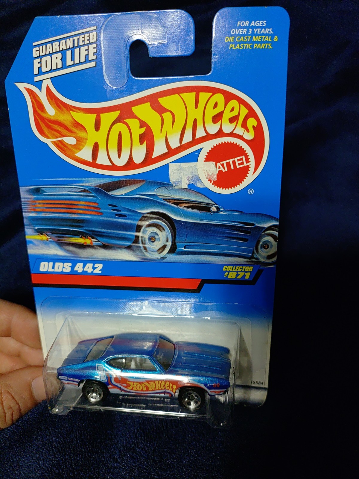 1997 HOT WHEELS OLDS 442 COLLECTOR #871 CAR 1/64 / 19584
