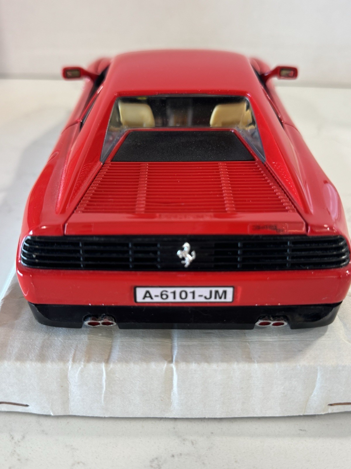 1:18 MIRA GOLDEN LINE COLLECTION RED FERRARI 348 TB #R6301 NEW IN BOX