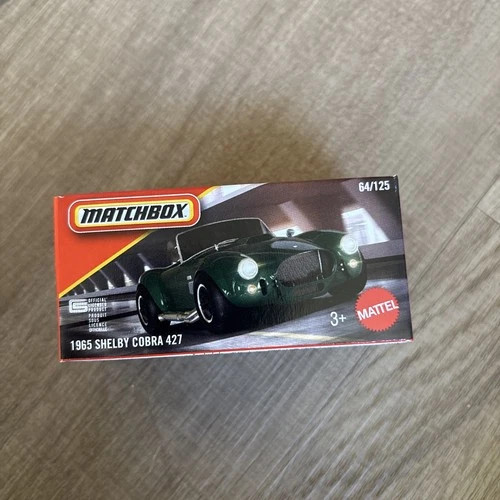 2026 Matchbox Power Grabs #64 1965 Shelby Cobra 427 DARK GREEN METALLIC | FSB