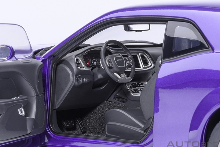 Dodge Challenger SRT Superstock 2023 Plum Crazy in 1:18 scale by AUTOart