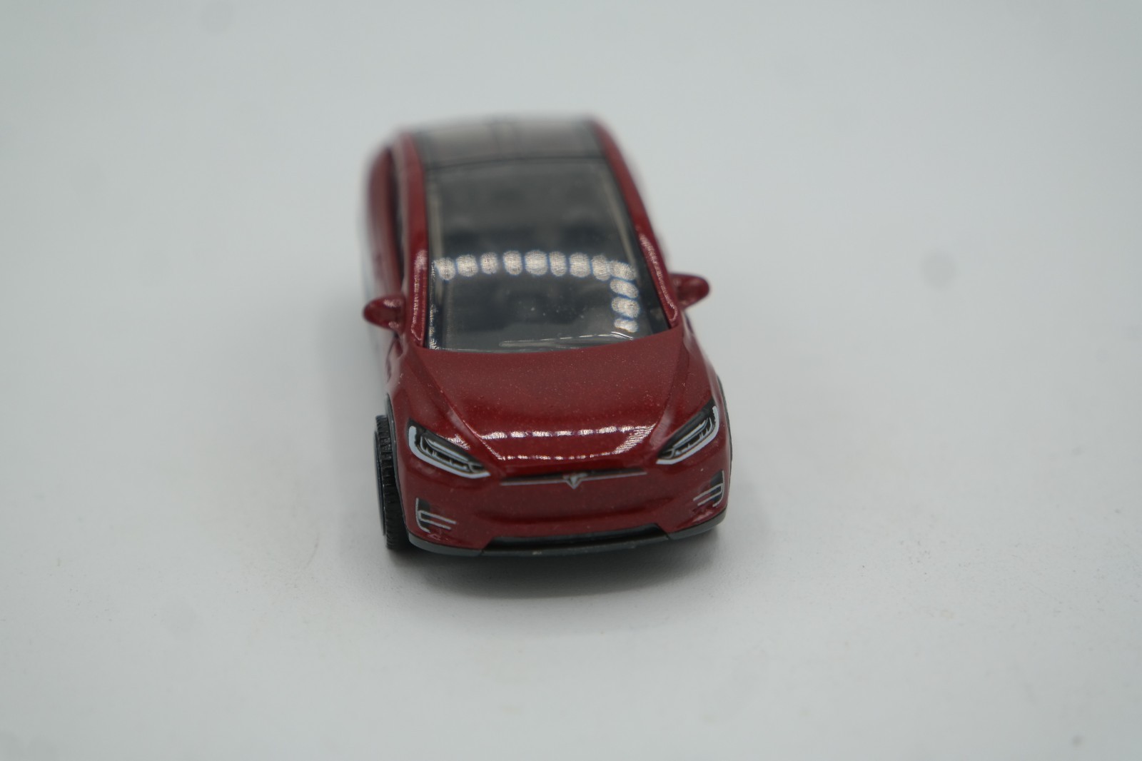 2022 MATCHBOX Tesla Model X Red Loose MINT Mainline Electric EV SUV