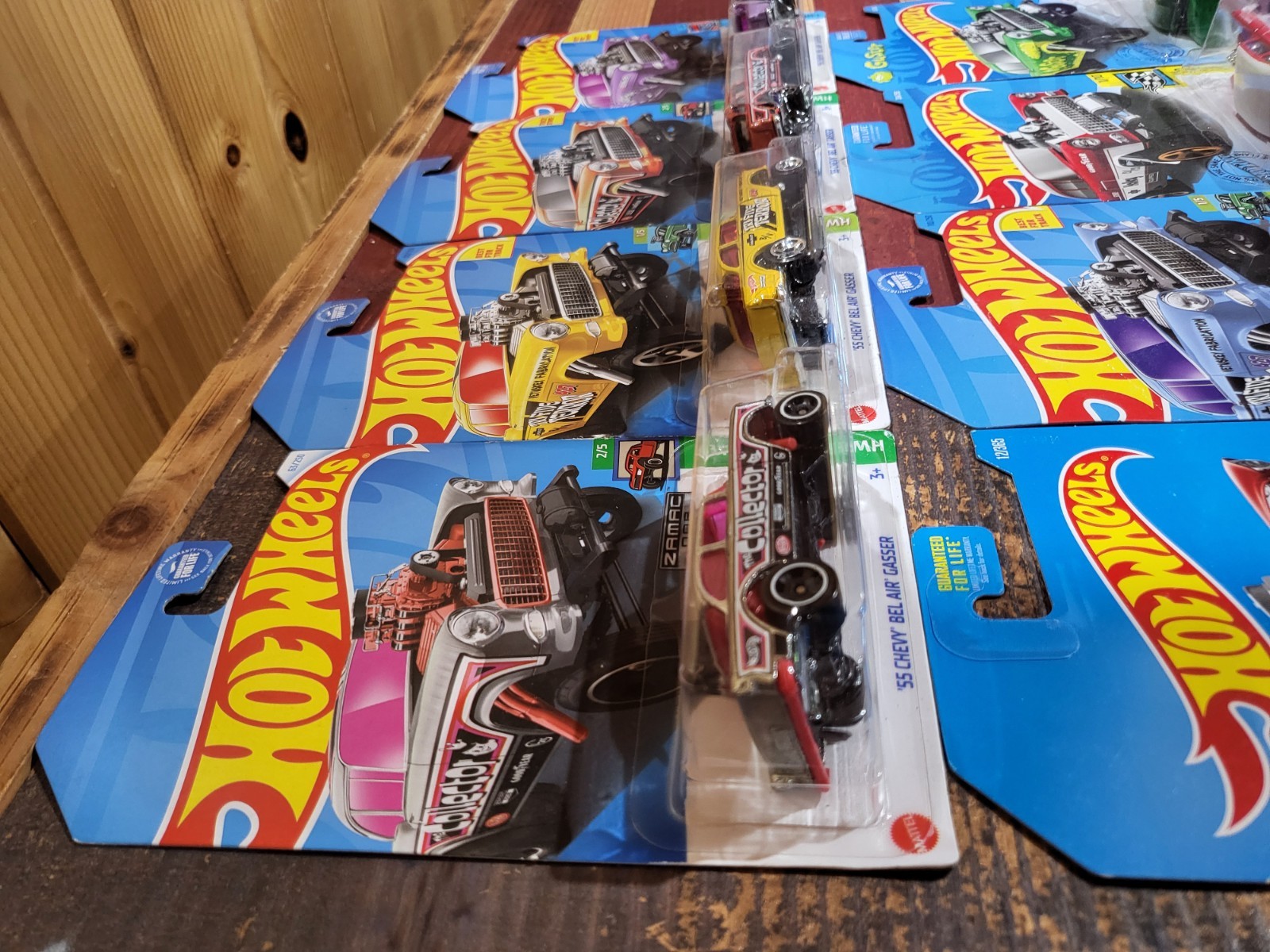 Hot Wheels ’55 Chevy Bel Air Gasser Lot Of 11. Zamac, Collector, Tri Five…