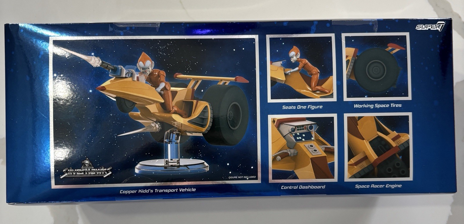 Super7 Ultimates SilverHawks Space Racer 7″ SilverHawks Copper Kid Sealed