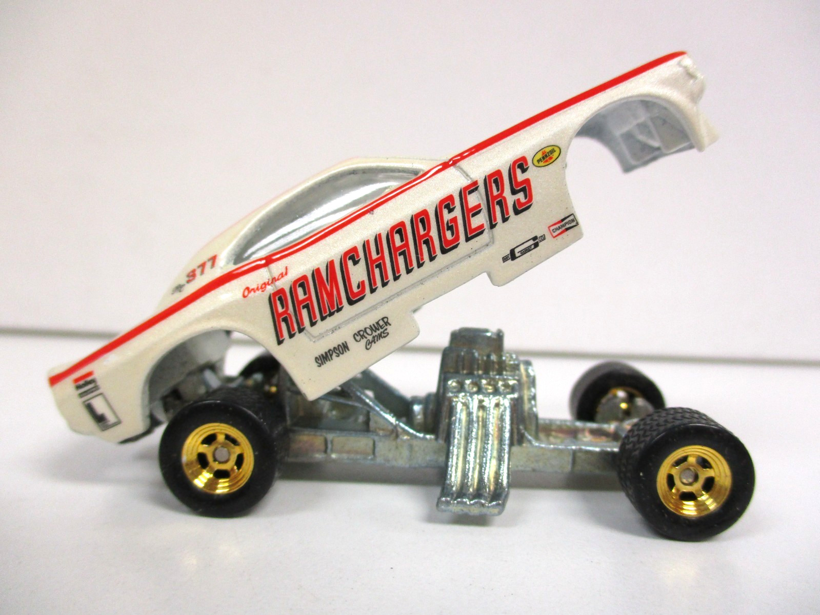 HOT WHEELS – DRAG STRIP DEMONS ORIGINAL RAMCHARGERS DODGE CHALLENGER FUNNY CAR