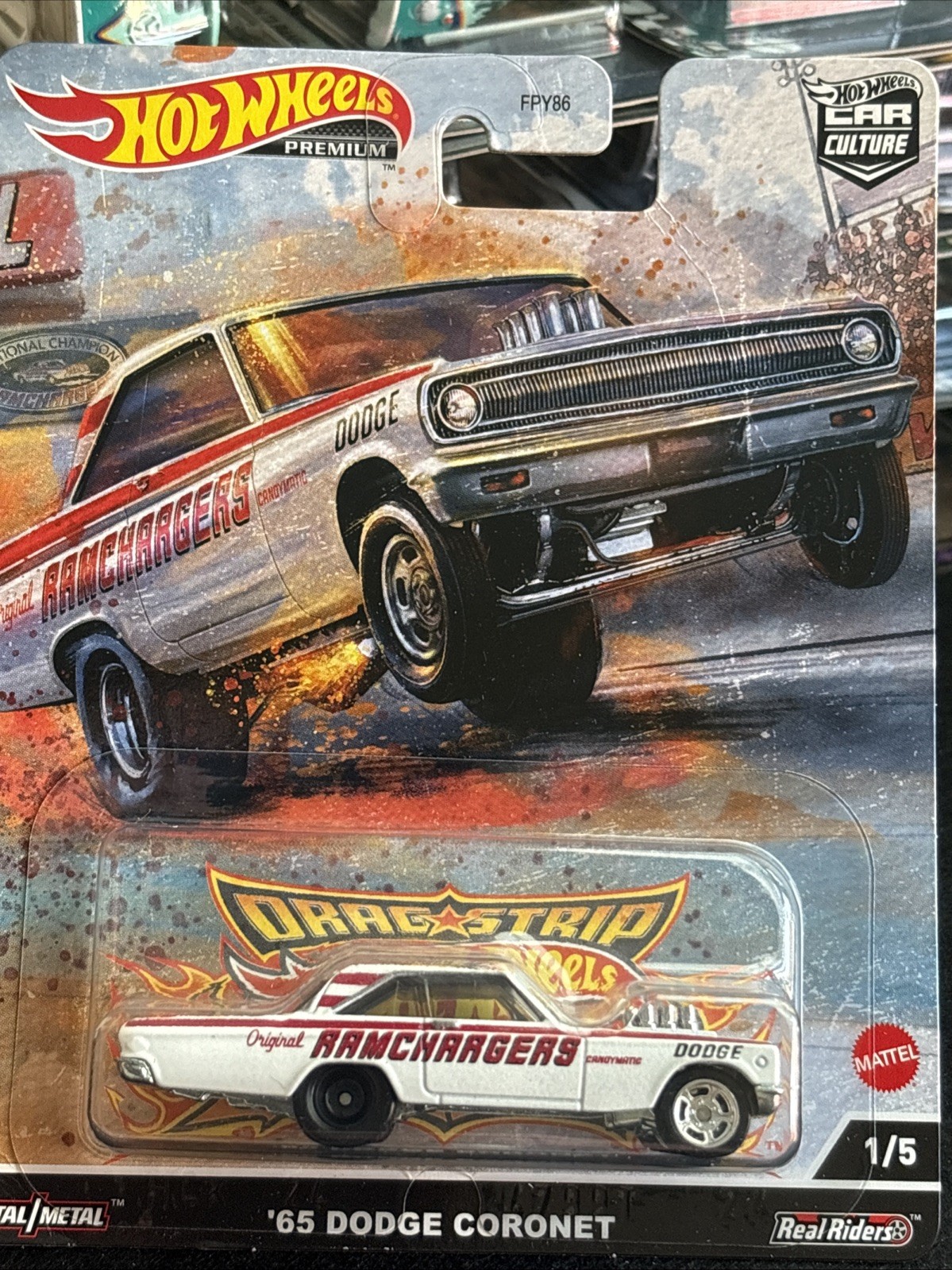 Hot Wheels Premium 2023 HW Car Culture Drag Strip Demons 1/5 ’65 Dodge Coronet