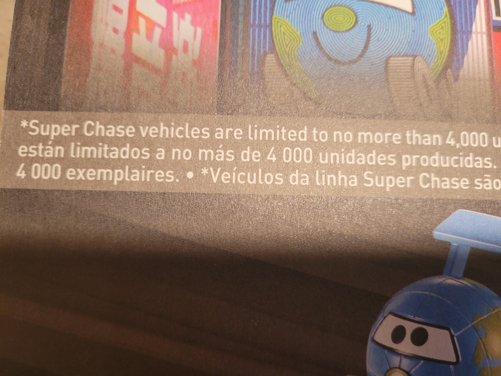 Disney Pixar Cars Globie WGP Deluxe Super Chase