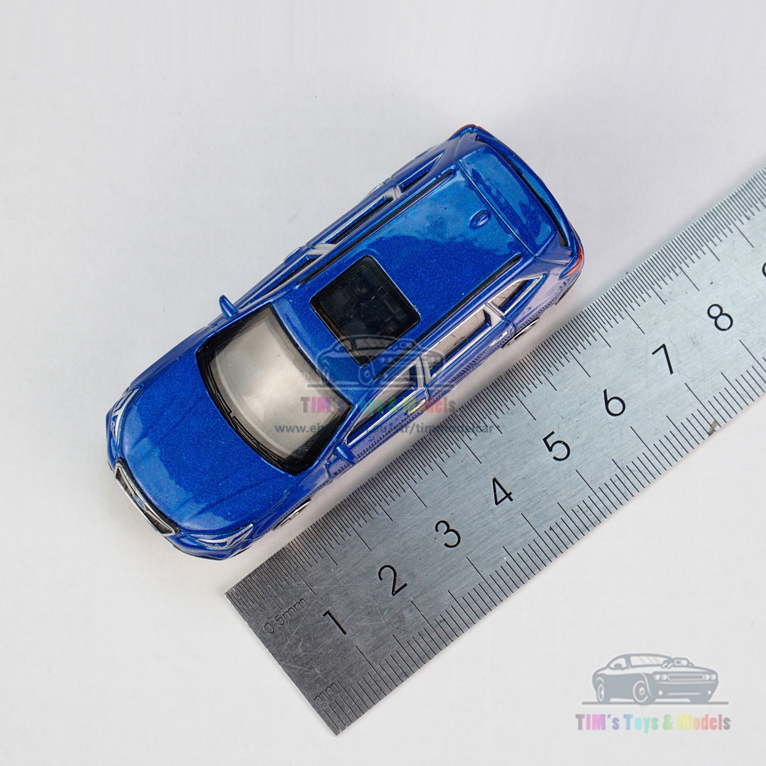 1/64 Subaru Forester Model Car Alloy Diecast Toy Vehicle Collection Gift Blue