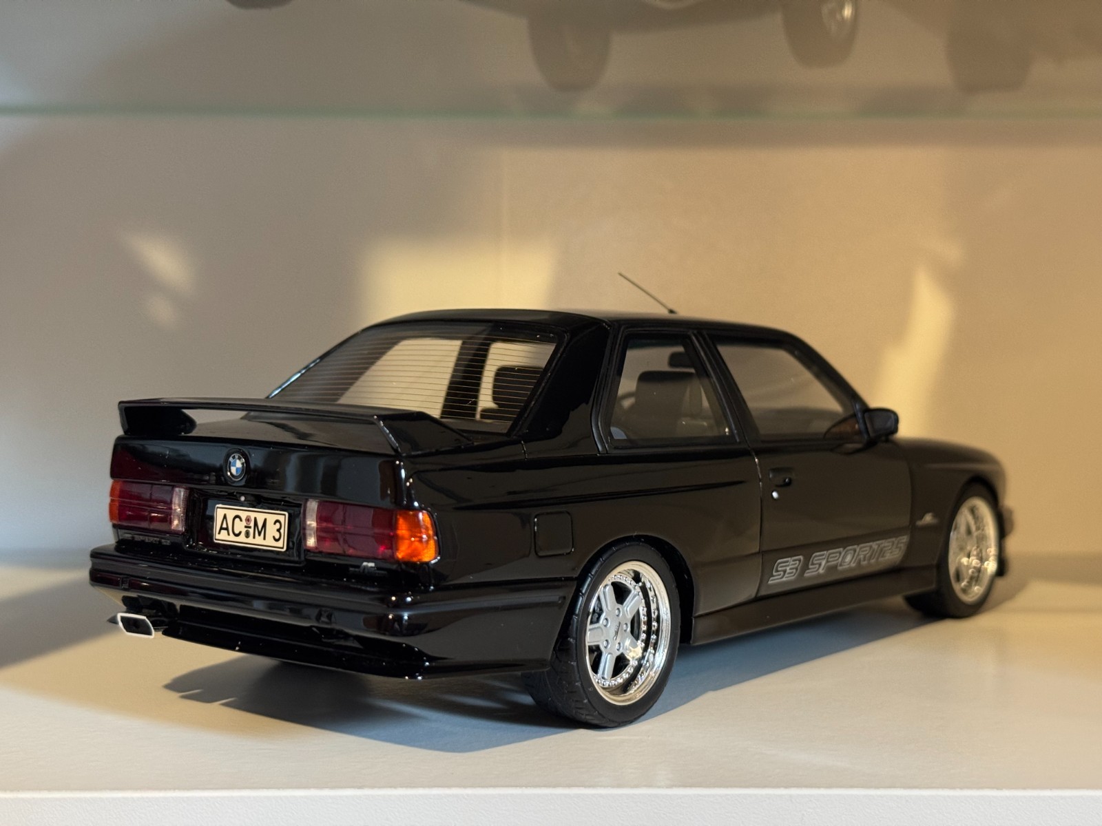1:18 BMW E30 M3 AC Schnitzer ACS3 Sport 2.5 Black Resin Model Car- OT1033