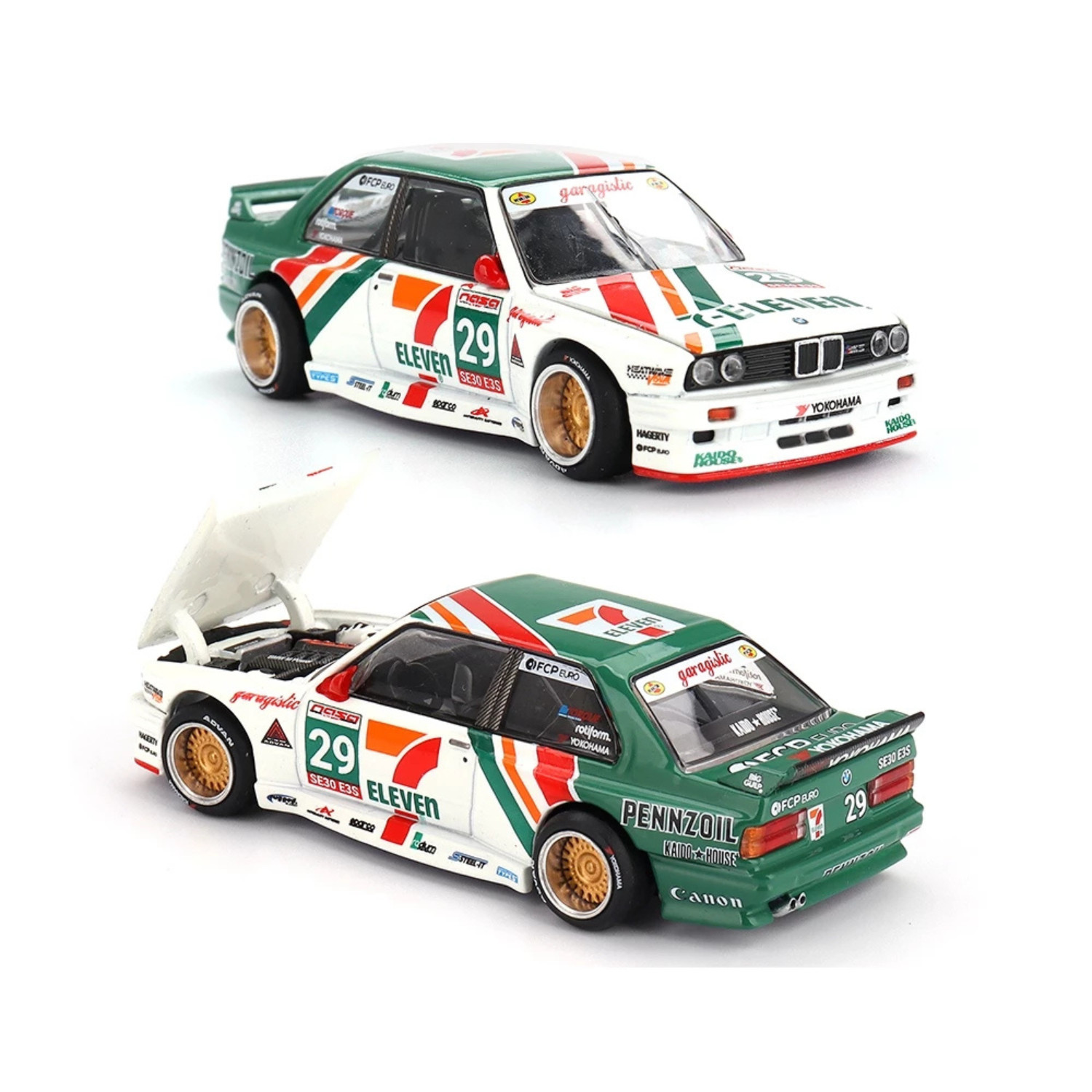 Mini GT X Kaido House BMW M3 Kaido Works Larry Chen V1 (USA Exclusive) #KHMG217