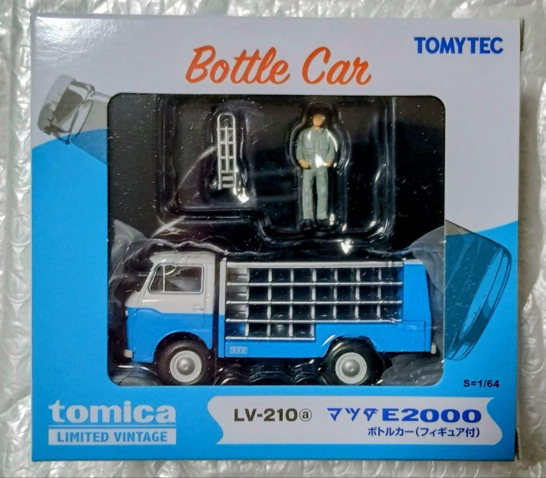 TOMYTEC Mazda E2000 Bottle Car White Light Blue Limited Vintage New