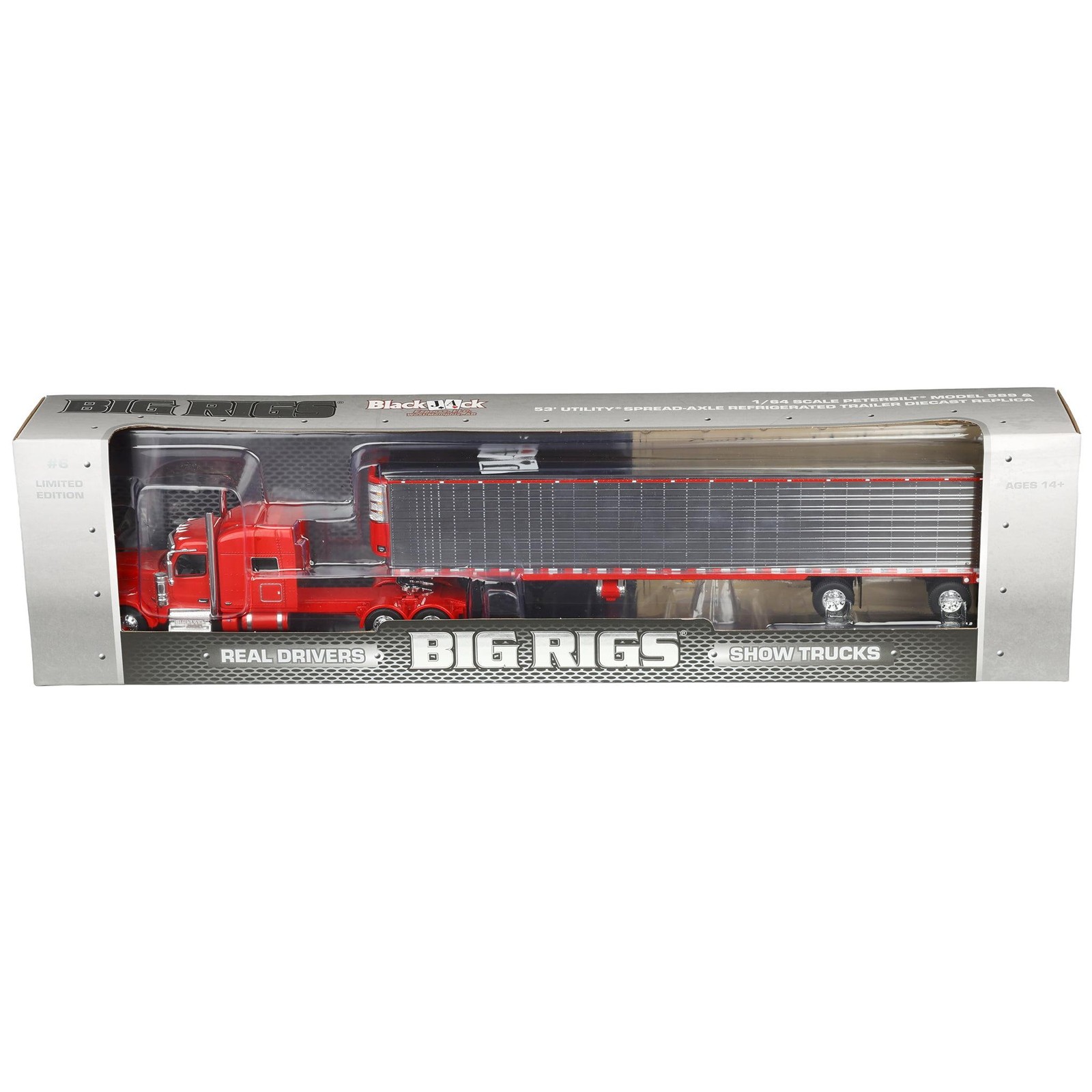 DCP 1/64 Peterbilt 589 Reefer Trailer Big Rigs II Blackjack Express LLC 69-2170