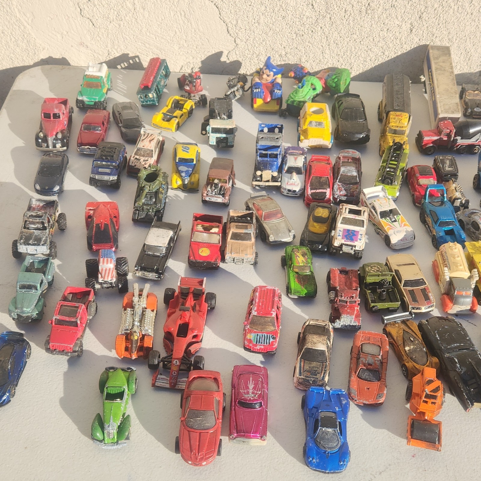 Mixed Vintage Modern 1:64 Junkyard Diecast of 18 lbs (Box A)