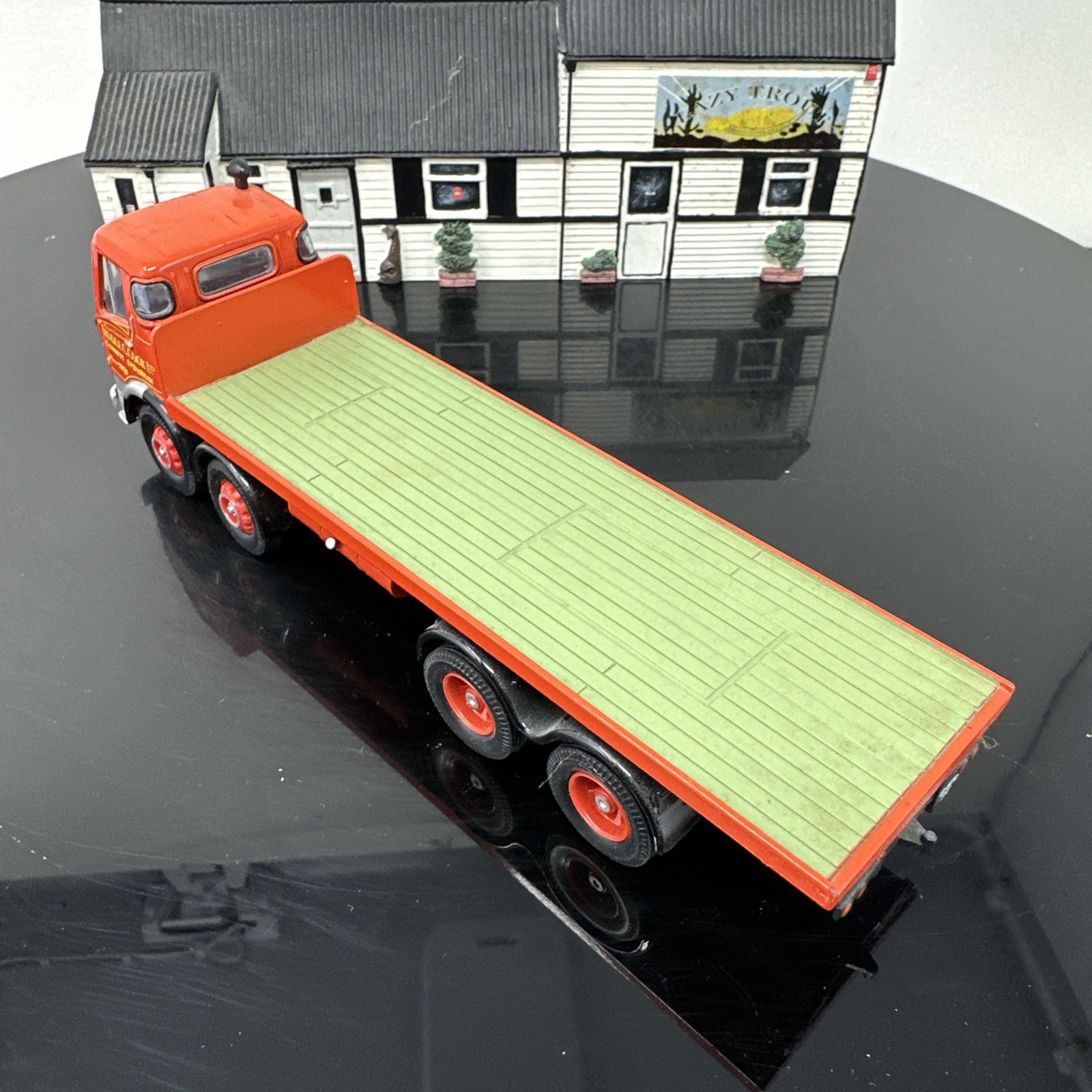 CORGI CC11501 -AEC MKV Mammoth Major Platform Lorry SIDDLE COOK -THE LAZY TROUT