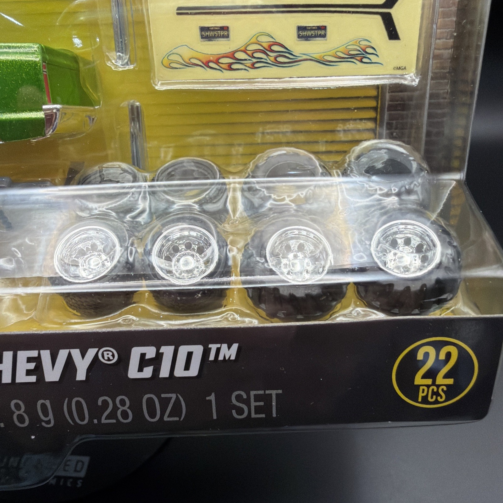 CarTuned 1:64 Custom Shop Castworks 1967 Chevy C10 Green New Sealed, Car Tuned
