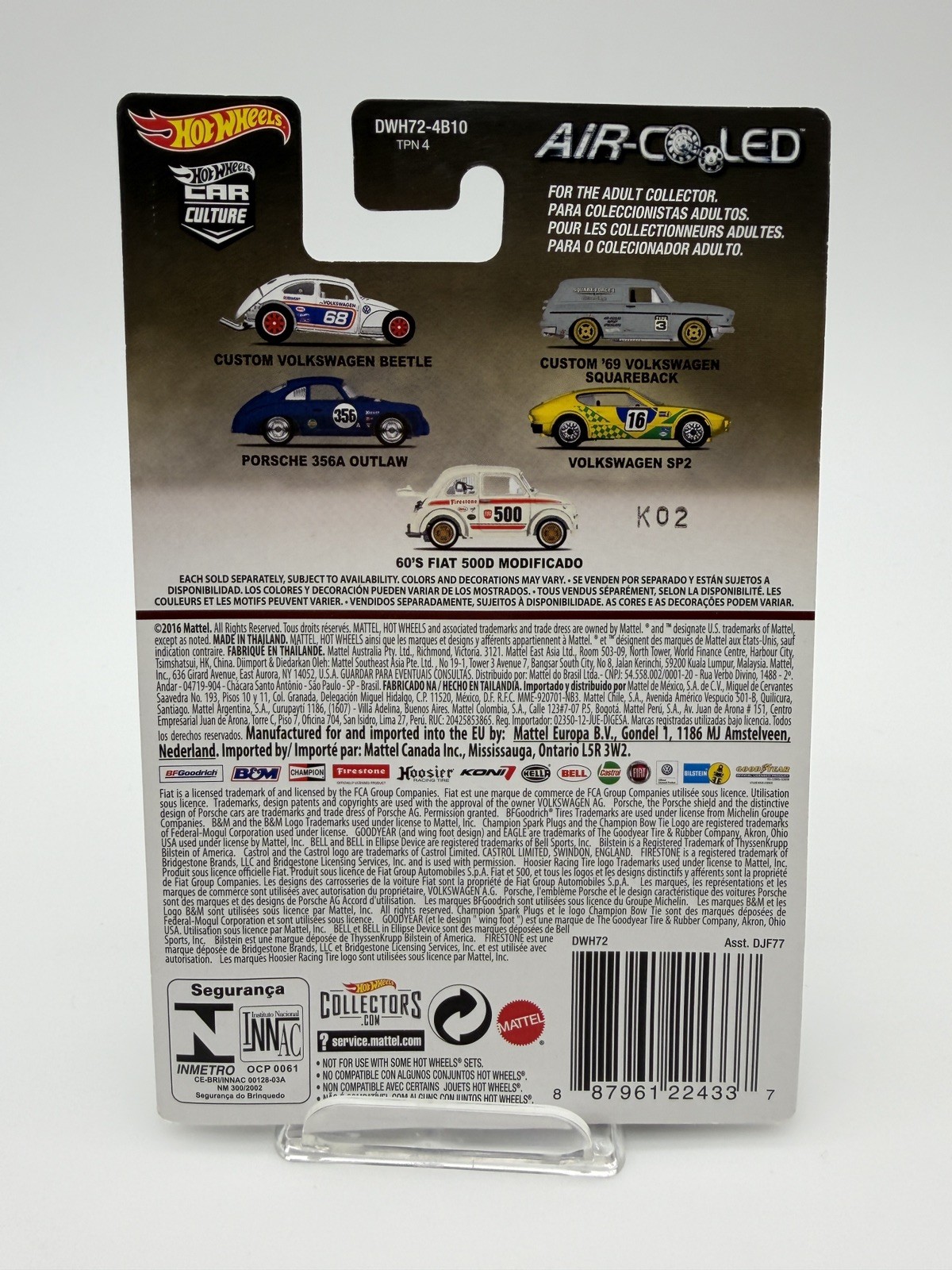 Hot Wheels Car Culture Air Cooled Porsche 356A Outlaw Real Riders Protector Inc.