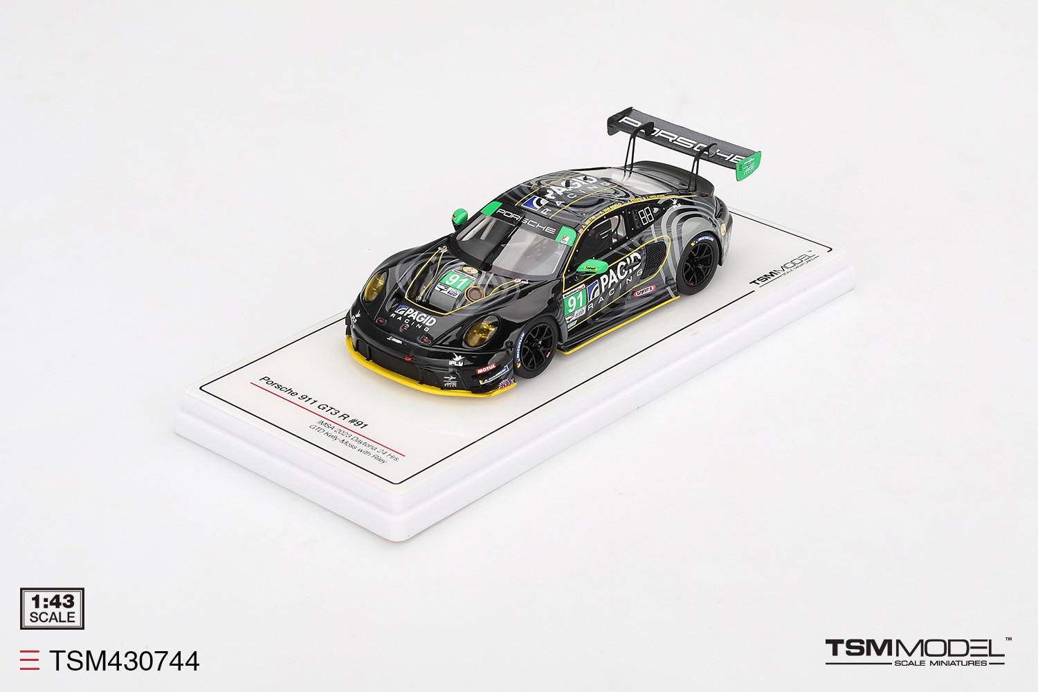 TSM-Model “Pagid Racing” Porsche 911 GT3 R -2023 24hr Daytona 1:43 Car TSM430744