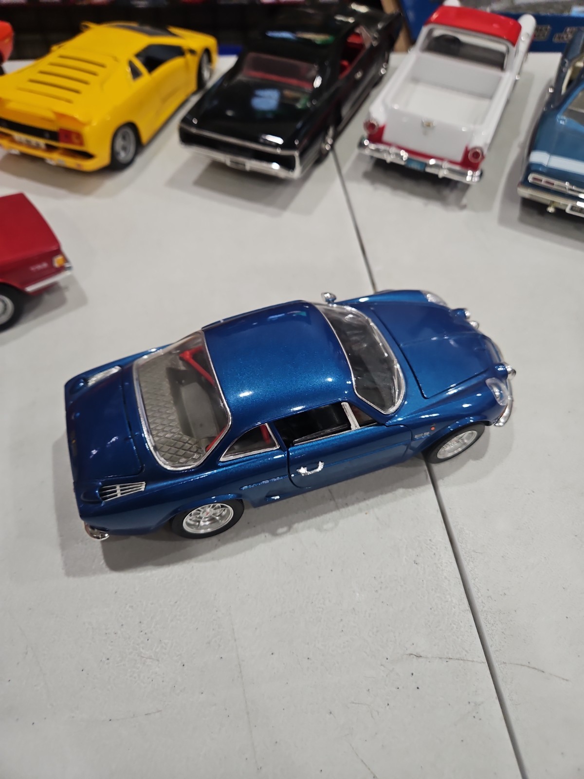 Bburago 1:16 1971 Alpine Renault A110 1600S Blue Special Collection Diecast Loos