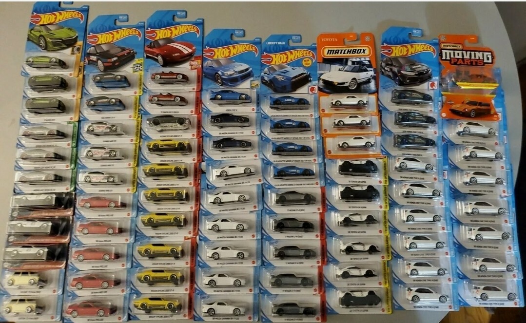 JDM HOT WHEELS GRAB BAG LOT OF 6 RANDOM PULLED JDM NISSAN,HONDA,TOYOTA,MAZDA