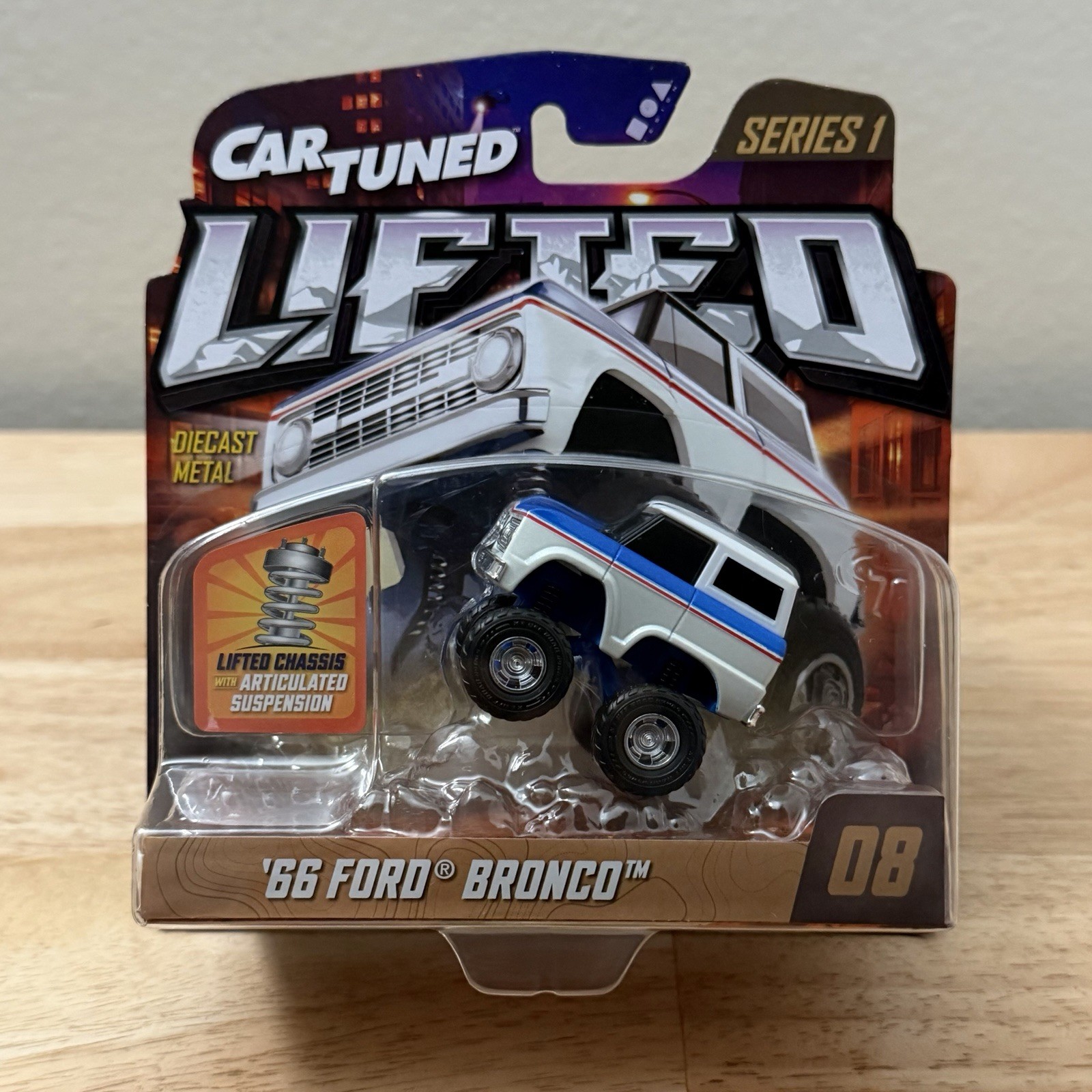 Car Tuned Lifted ’66 Ford Bronco & ’68 Ford F-100 Series 1 Store Exclusive 2 pcs