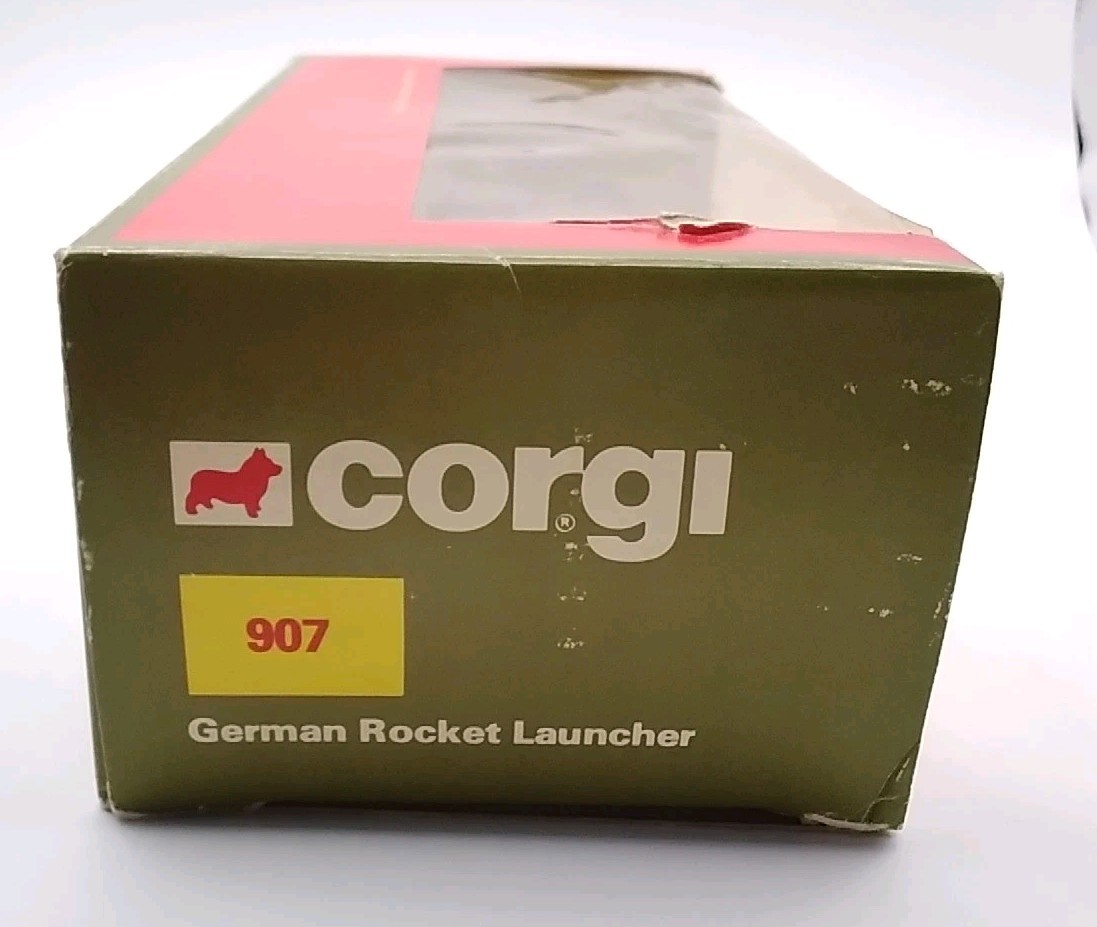 Corgi diecast grey German Rocket Launcher #907 1983 – MIB! (1B)
