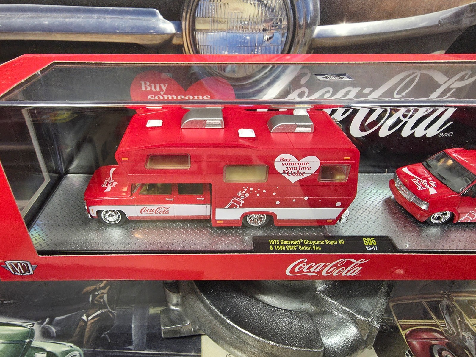 AUTO HAULERS “COCA-COLA” RELEASE S05, 3 PC SET 1/64 DIECAST MODELS M2 56000-S05