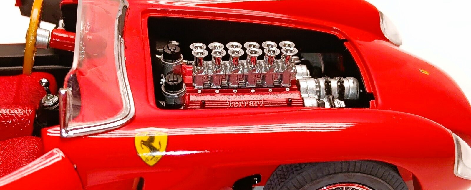 Ferrari Race Car Custom Built Model1 24Hot Rod12Metal Diecast Model18