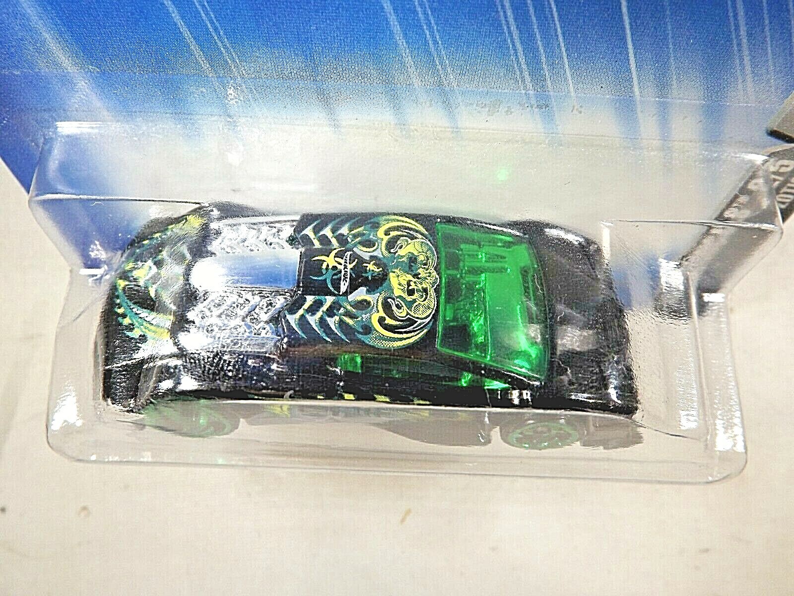 2004 Hot Wheels #159 Autonomicals 2/5 ZOTIC Black w/Green SB Spoke Whls Thailand