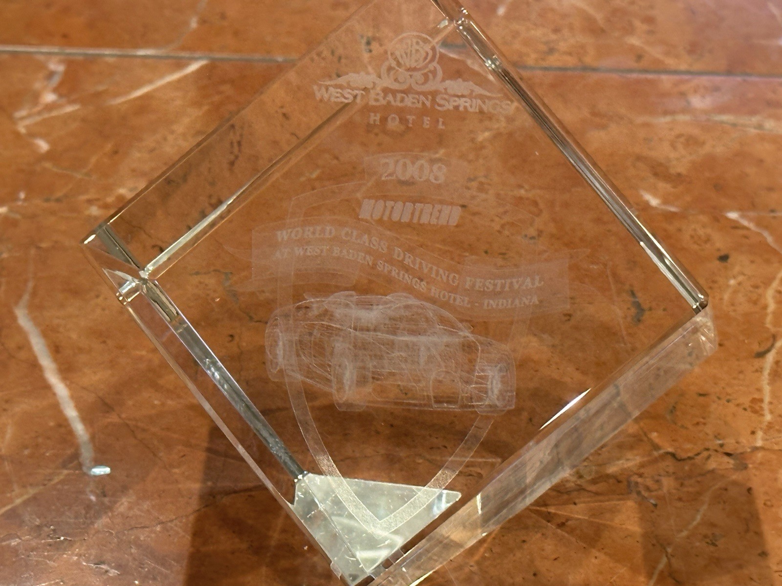 MOTOR TREND WORLD CLASS DRIVING 2008 WEST BADEN BUGATTI VEYRON Paperweights LOT