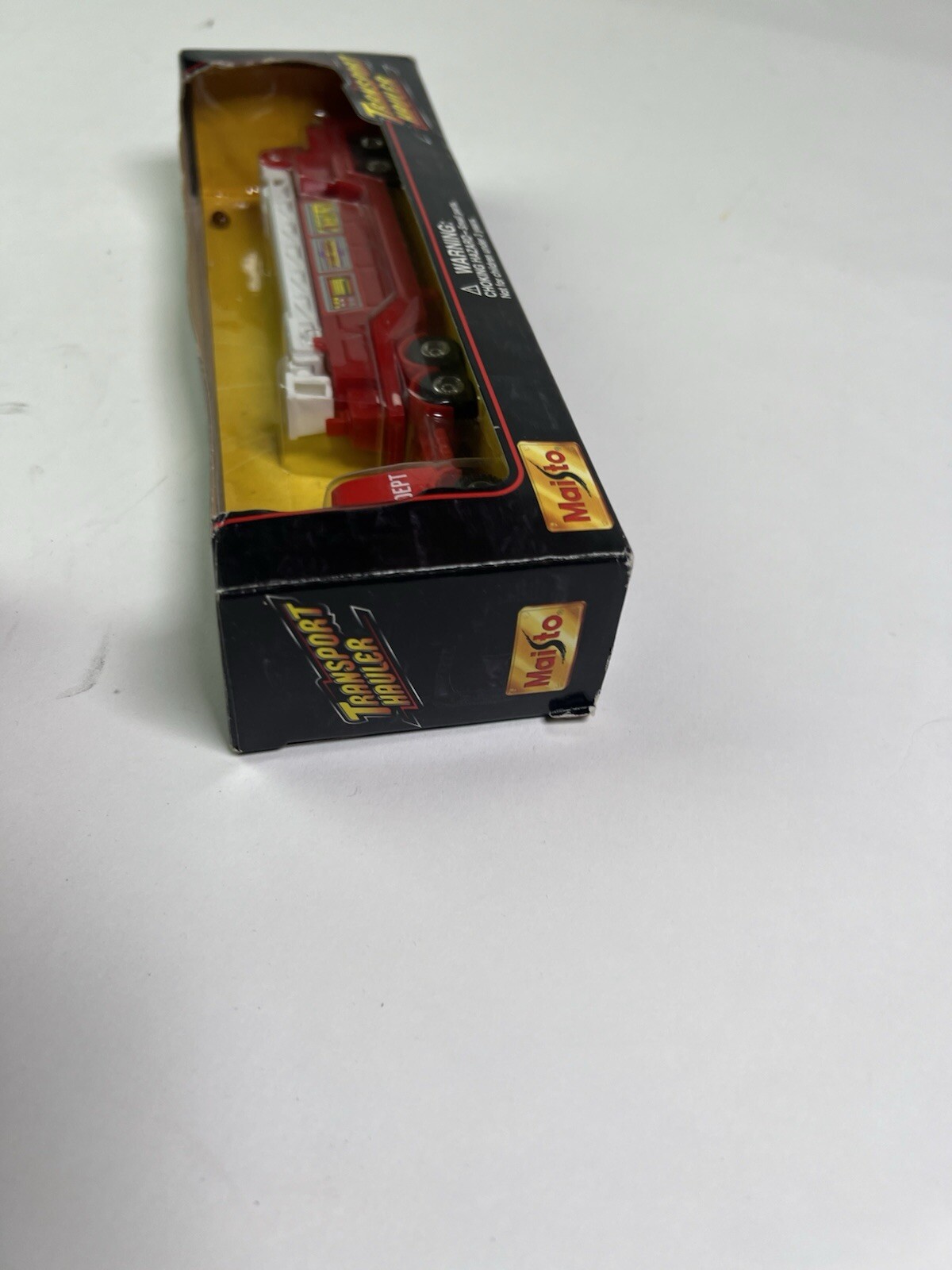 Maisto Highway Hauler Fire Truck 7.5” Long Die Cast Metal And Plastic NEW