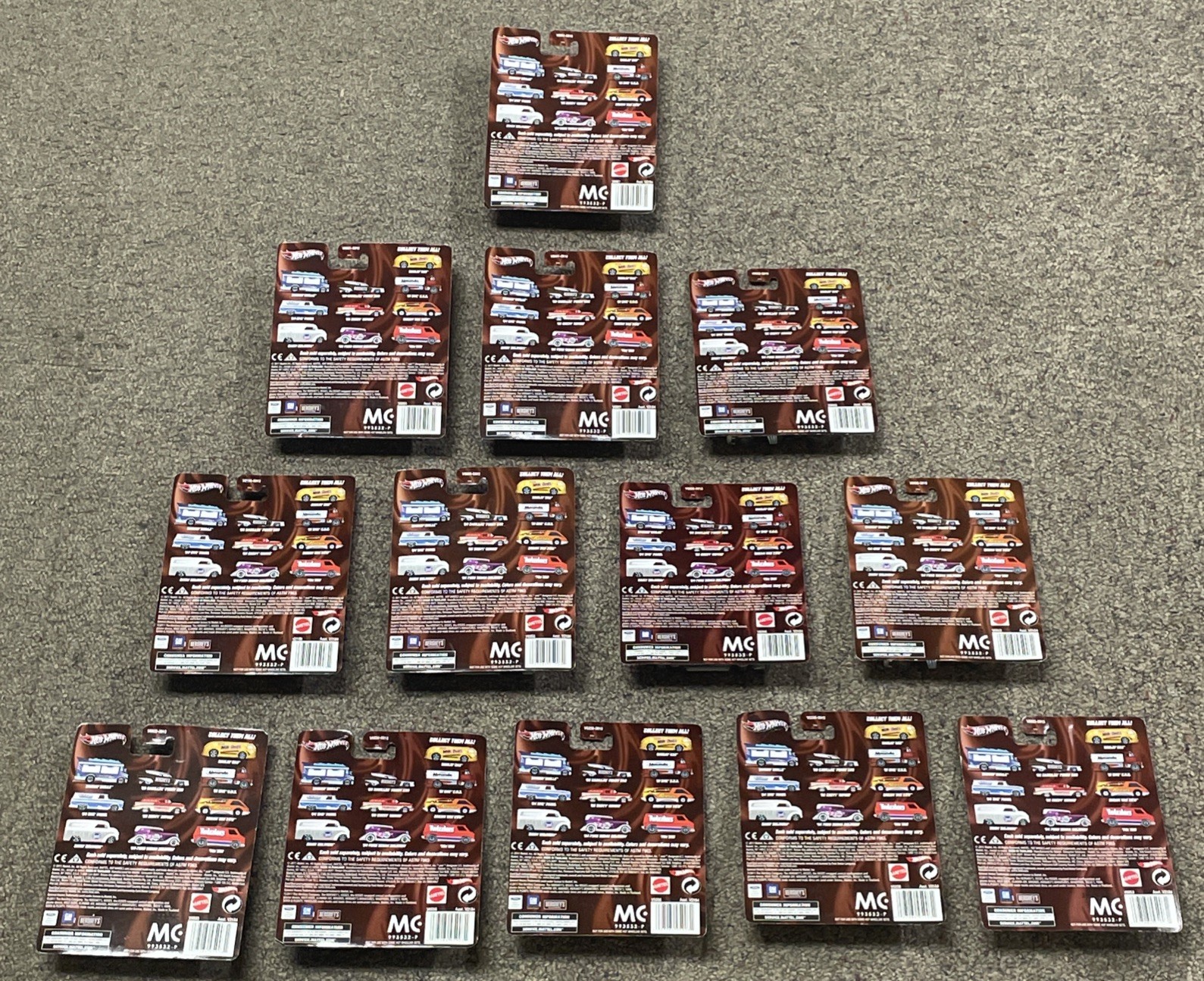 Lot of 13 Hot Wheels 3 Hershey’s 2 mini 2 York 2 Milk Dud 3 Almond Joy 1 Mounds
