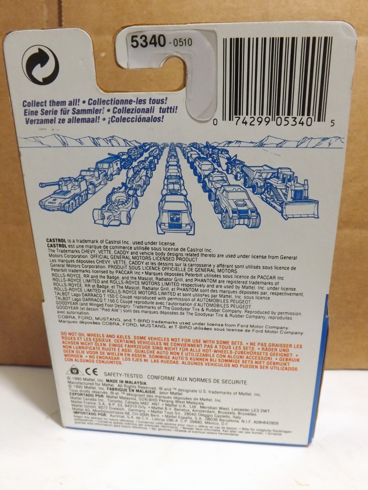1991 Hotwheels International Box 3-Window ’34 1/64 Scale