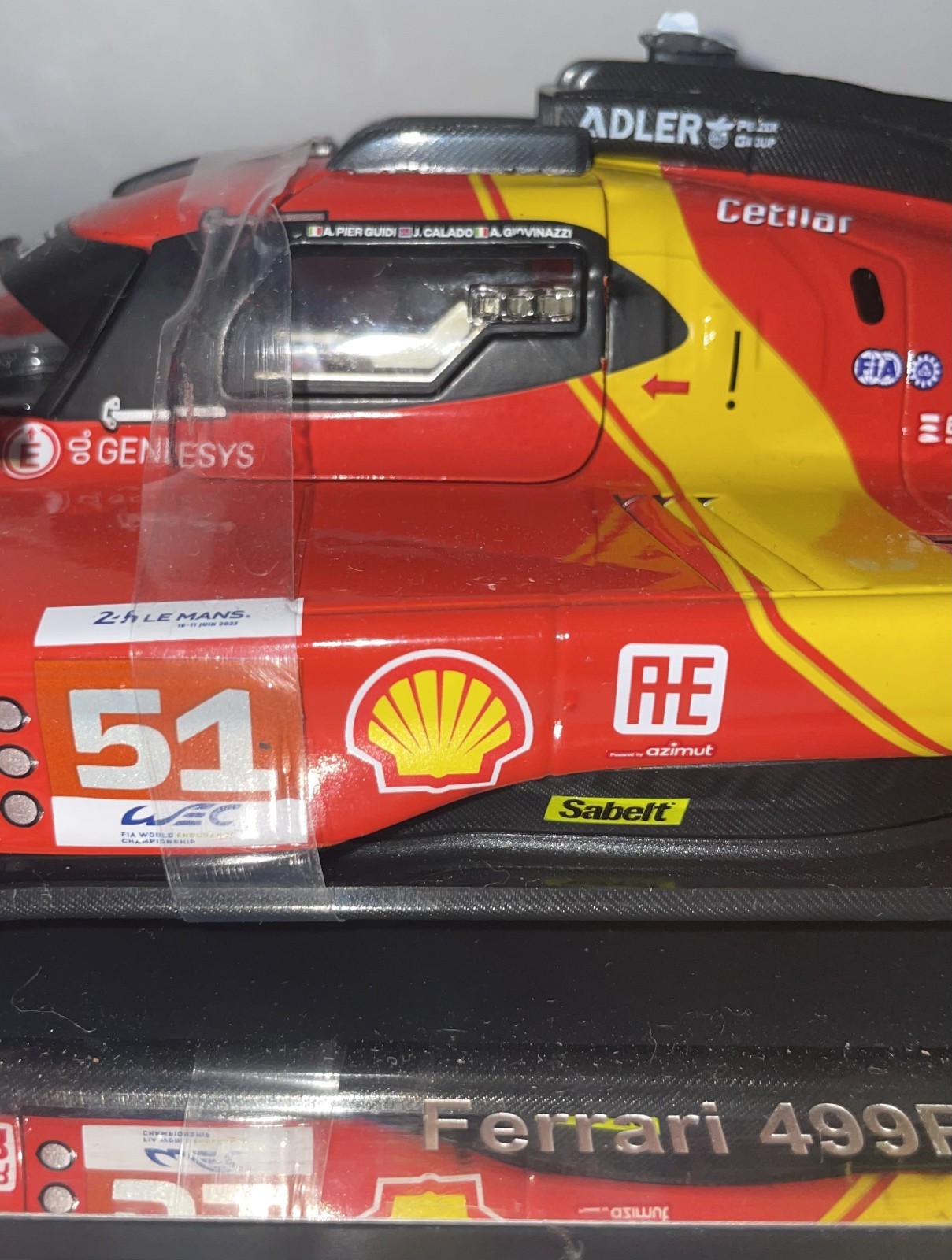 Bburago 1:18 Scale Die Cast Model FERRARI 499P # 51