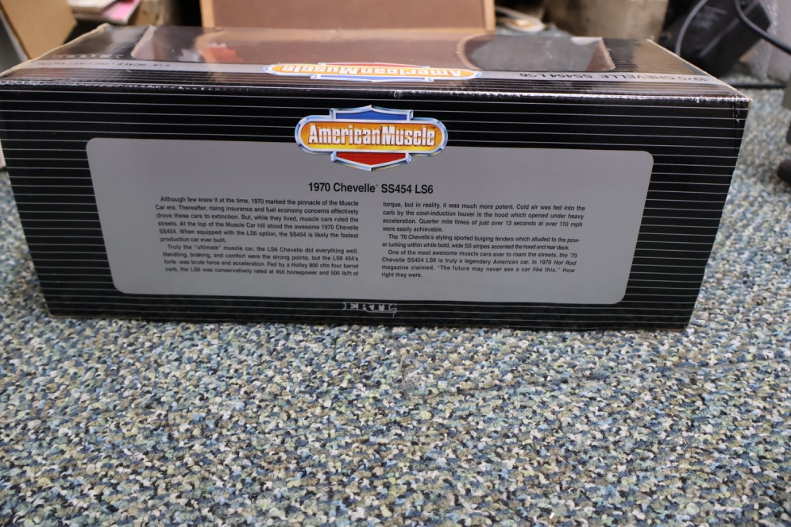 1/18 ERTL American Muscle 1970 Chevy Chevelle SS 454 LS6 in Orange