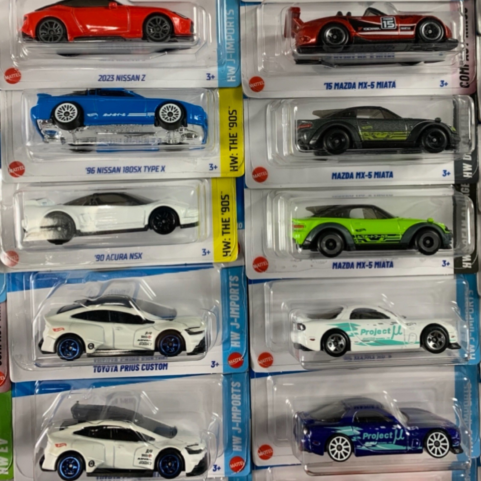 Hot Wheels BIG LOT of 50 Import Tuners Compacts Nissan Honda Acura Subaru Toyota