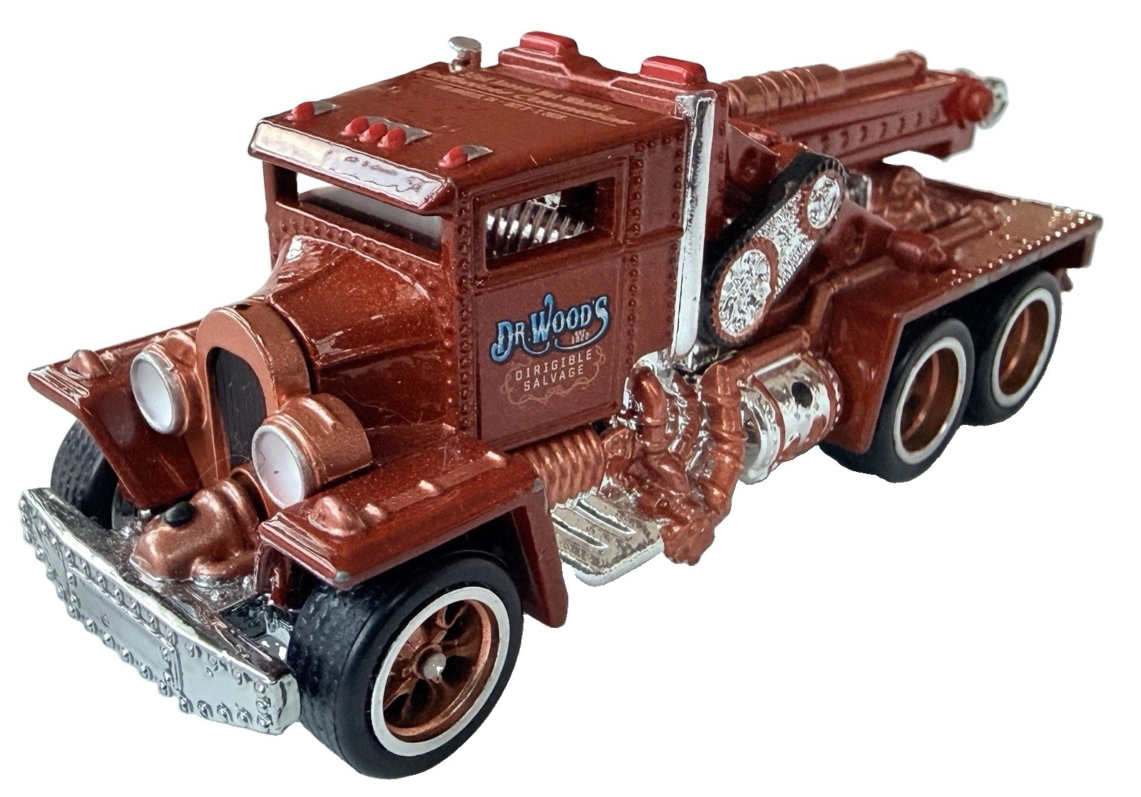 2018 Hot Wheels 32nd Convention Steampunk Truck Brown Loose Real Riders