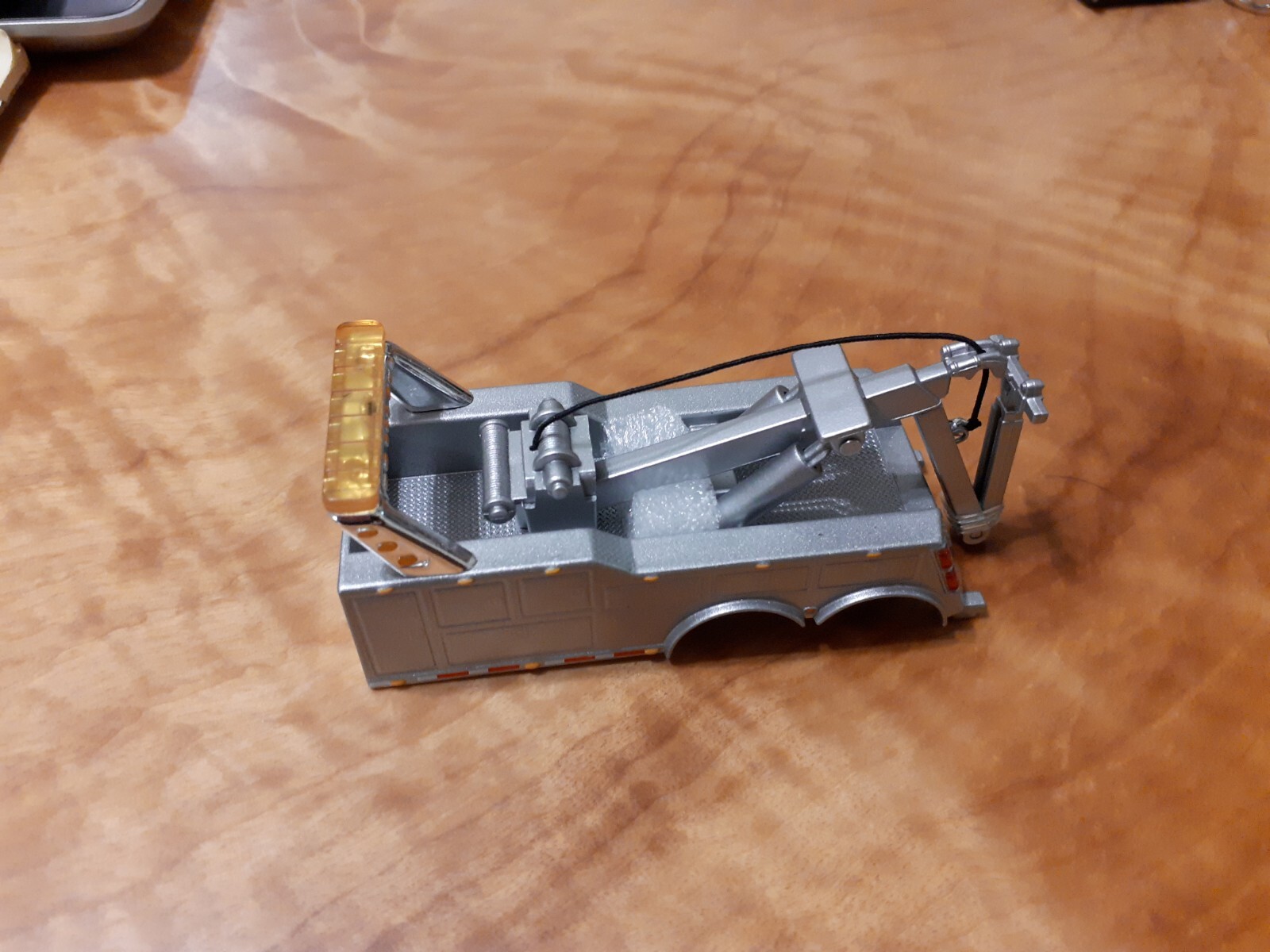 1/64 Silver Wrecker Tow Truck Body For Custom Build SpecCast