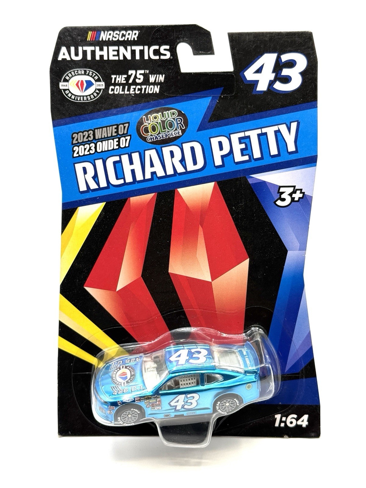 Nascar Authentics 2023 Wave 7 Richard Petty #43 Liquid Color Chase Piece