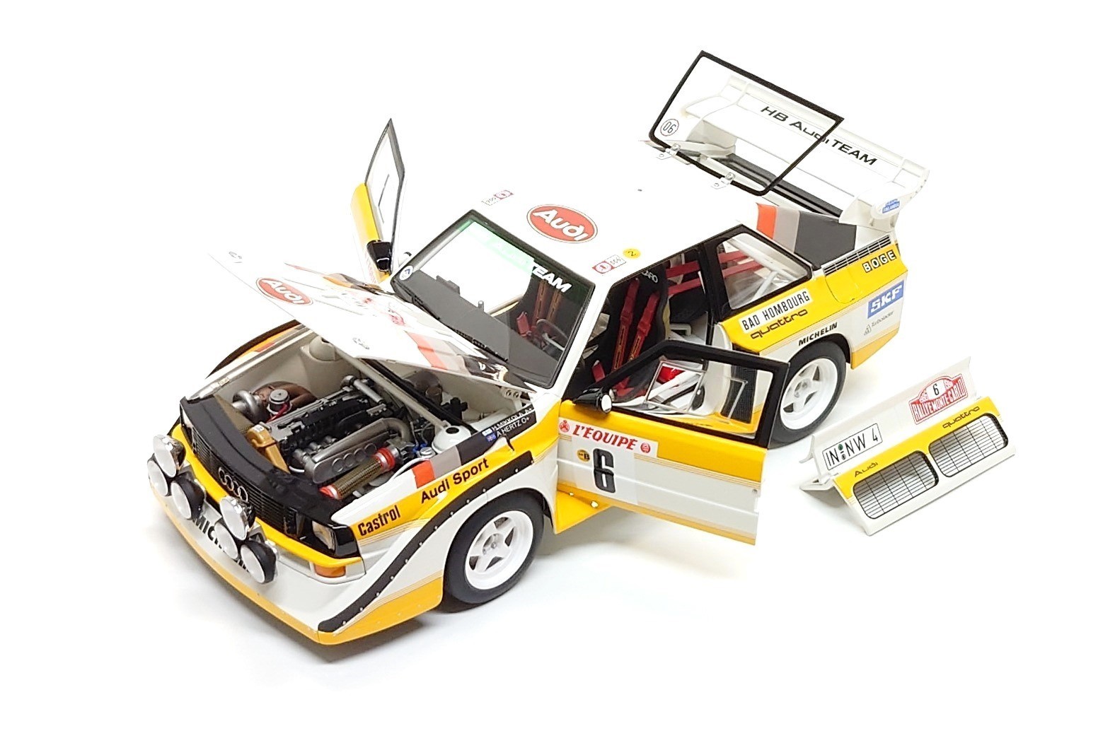 AUTOart 1:18 Audi Sport Quattro S1 #6 – Rally Monte Carlo 1986