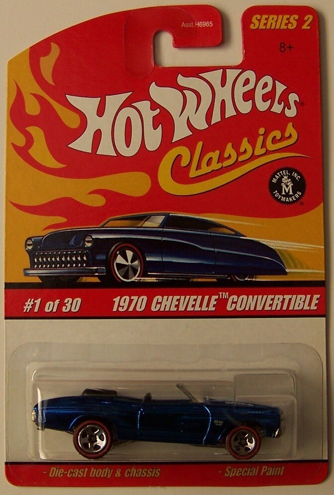 2006 Hot Wheels Classic Series 2 #1 ’70 Chevelle Convertible Lot of 5 Diff. | 01