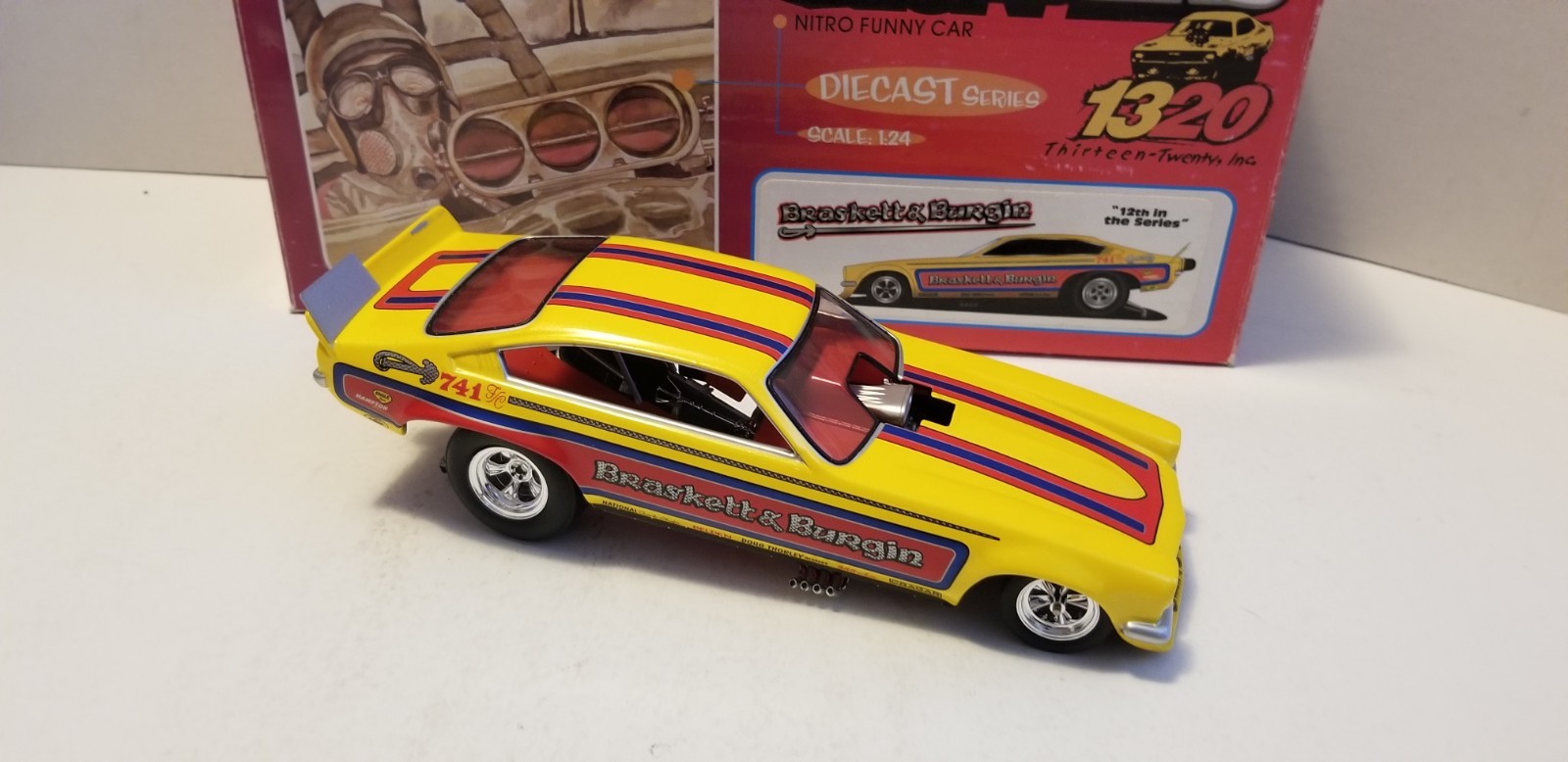 The Floppers Nitro Funny Car Braskett & Burgin #588 Of 1500 1/24 By 1320