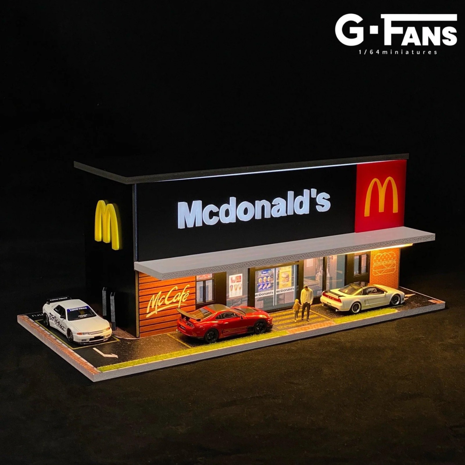 G Fans 1/64 Diorama MCDONALDS DRIVE THROUGH #710013