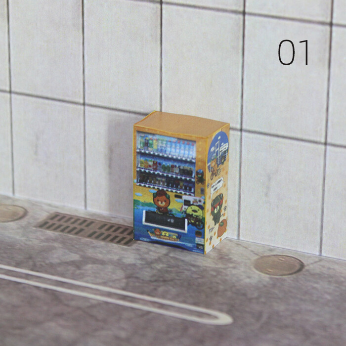 Diorama 1/64 Scale Car Garage Vending Machine Model Repair Scene Accessories Toy