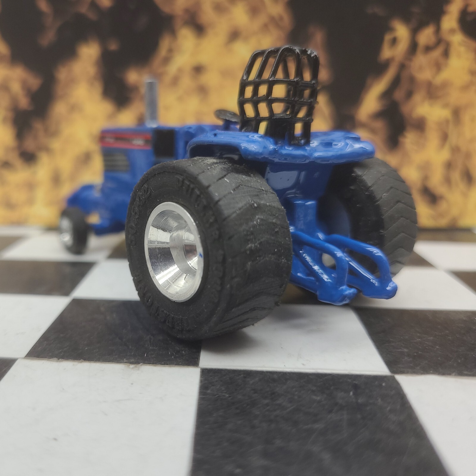 Custom Built FORD 8730 1:64 TRACTOR Pro Stock PULLER HOT ROD PULLING pull ERTL