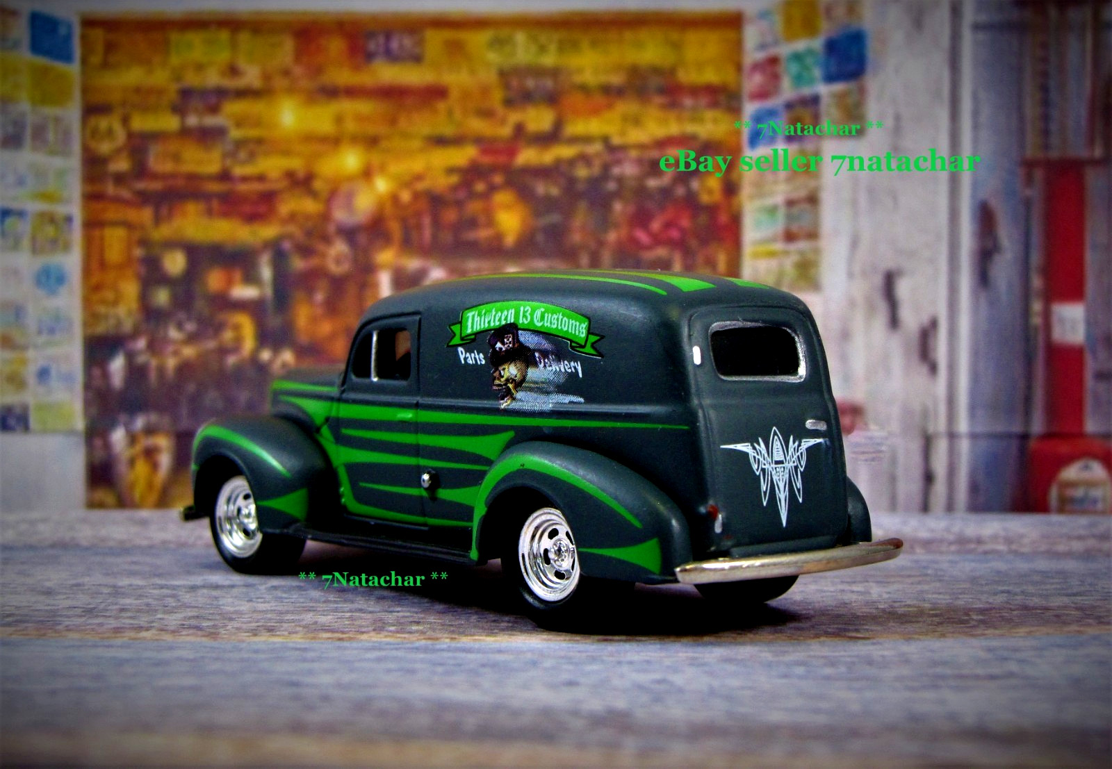 1940 Ford Panel Wagon Shop Parts Delivery Truck Model Classic Hot Rod C